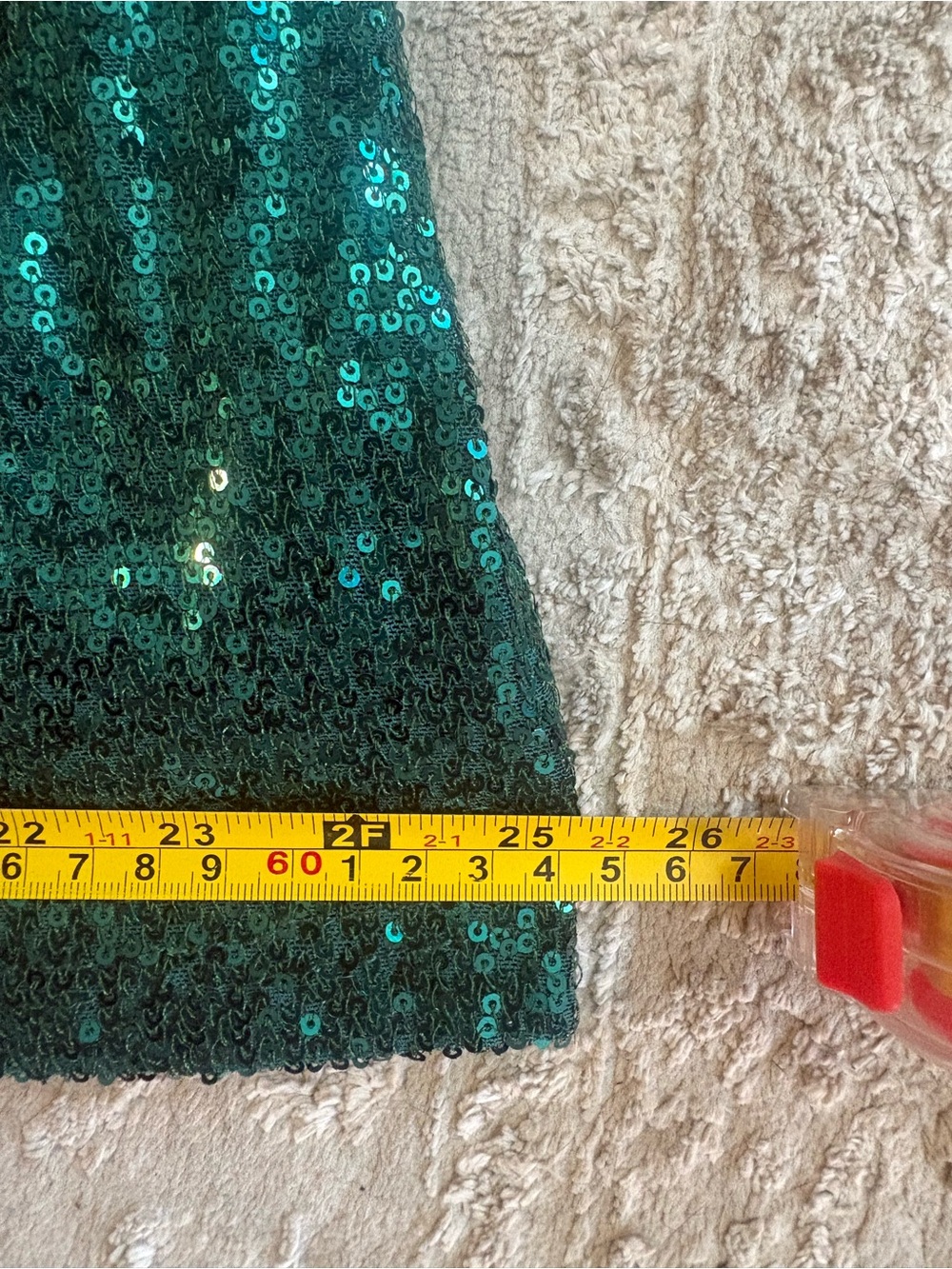 Sparkling Emerald Sequin shift Dress - Women's xl - Picture 8 of 12